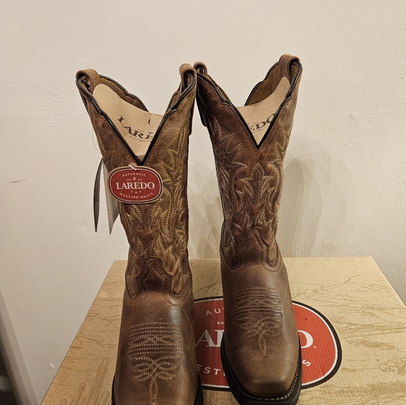 Women's Laredo Square Toe Cowboy Boots (NEW) - Picture 7 of 9